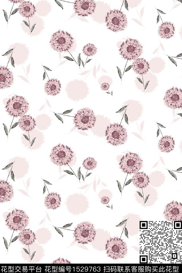 女装花卉小碎花数码印花华亿平台下载（图片编号: 1529763） - 瓦栏（Walan）