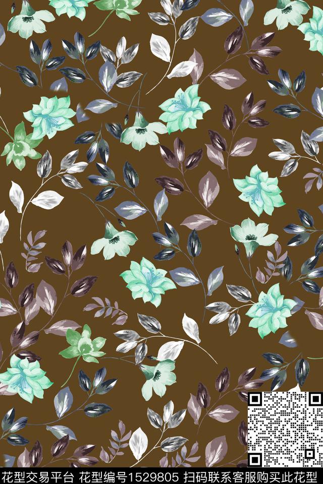 大牌风女装热带华亿平台数码印花华亿平台下载（图片编号: 1529805） - 瓦栏（Walan）