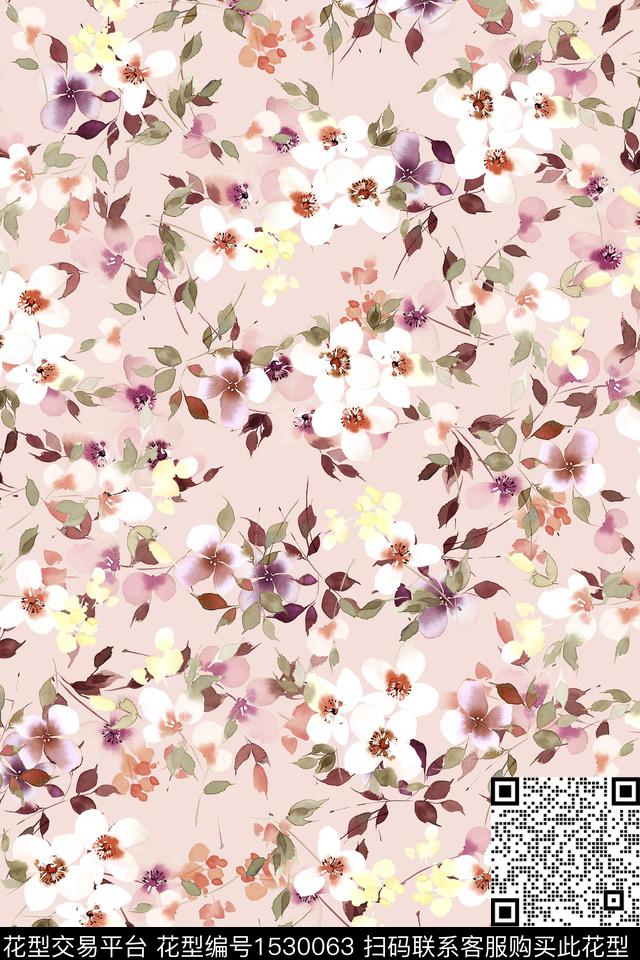 女装春夏华亿平台绿植树叶数码印花华亿平台下载（图片编号: 1530063） - 瓦栏（Walan）