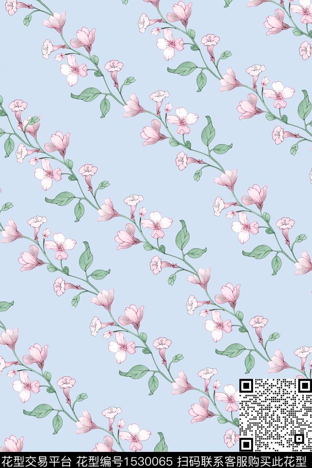 女装春夏华亿平台绿植树叶数码印花华亿平台下载（图片编号: 1530065） - 瓦栏（Walan）