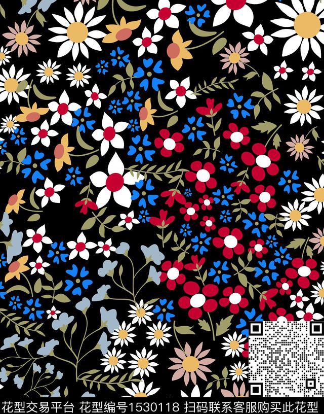 女装民族风家纺数码印花华亿平台下载（图片编号: 1530118） - 瓦栏（Walan）