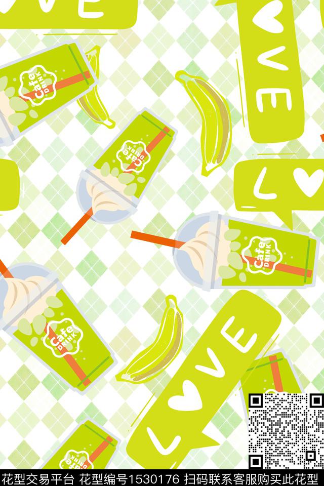 小清新卡通童装数码印花华亿平台下载（图片编号: 1530176） - 瓦栏（Walan）