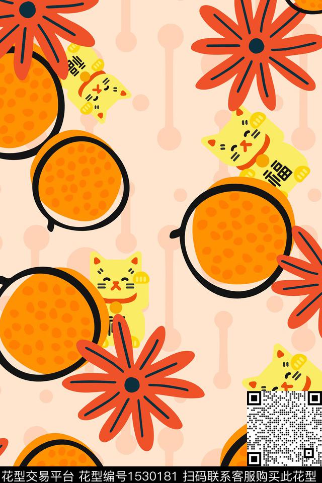 小清新卡通童装数码印花华亿平台下载（图片编号: 1530181） - 瓦栏（Walan）