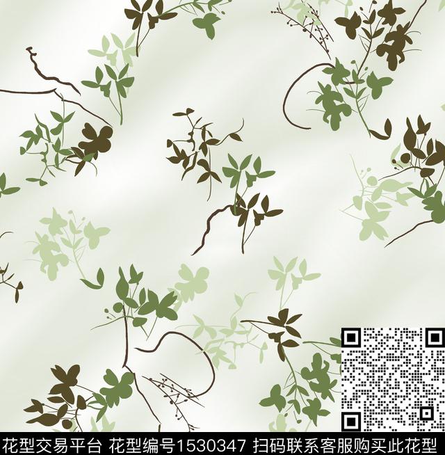 女装花卉连衣裙数码印花华亿平台下载（图片编号: 1530347） - 瓦栏（Walan）