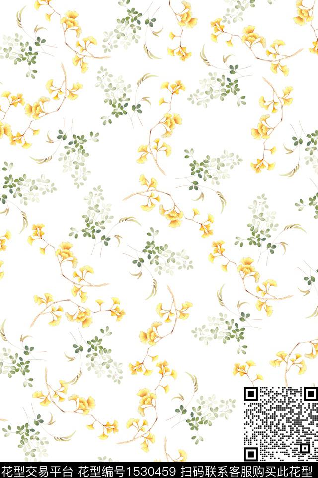 女装春夏华亿平台花卉数码印花华亿平台下载（图片编号: 1530459） - 瓦栏（Walan）