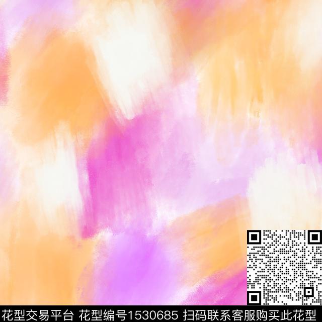 女装抽象水彩数码印花华亿平台下载（图片编号: 1530685） - 瓦栏（Walan）
