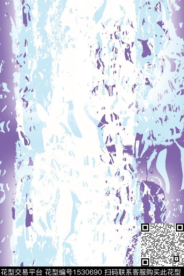 女装抽象渐变数码印花华亿平台下载（图片编号: 1530690） - 瓦栏（Walan）