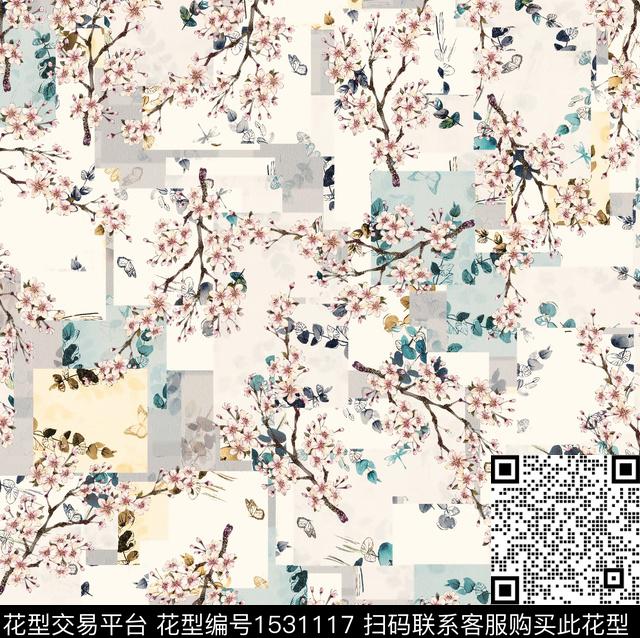 水彩小碎花满版散花数码印花华亿平台下载（图片编号: 1531117） - 瓦栏（Walan）