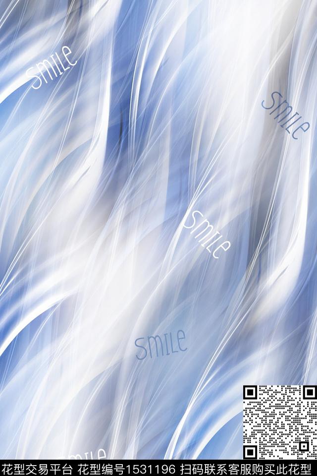 字母大牌男装抽象男装数码印花华亿平台下载（图片编号: 1531196） - 瓦栏（Walan）