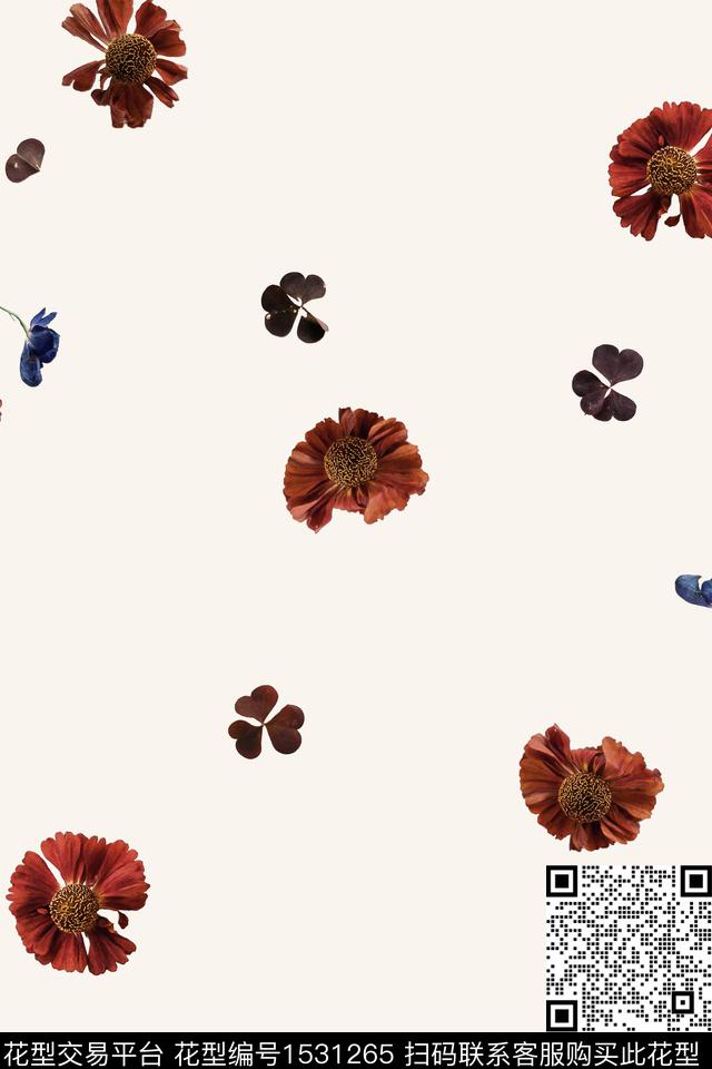 女装花卉小碎花数码印花华亿平台下载（图片编号: 1531265） - 瓦栏（Walan）