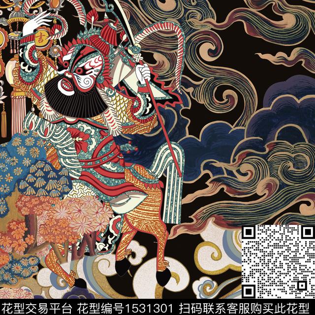 真丝花卉方巾数码印花华亿平台下载（图片编号: 1531301） - 瓦栏（Walan）