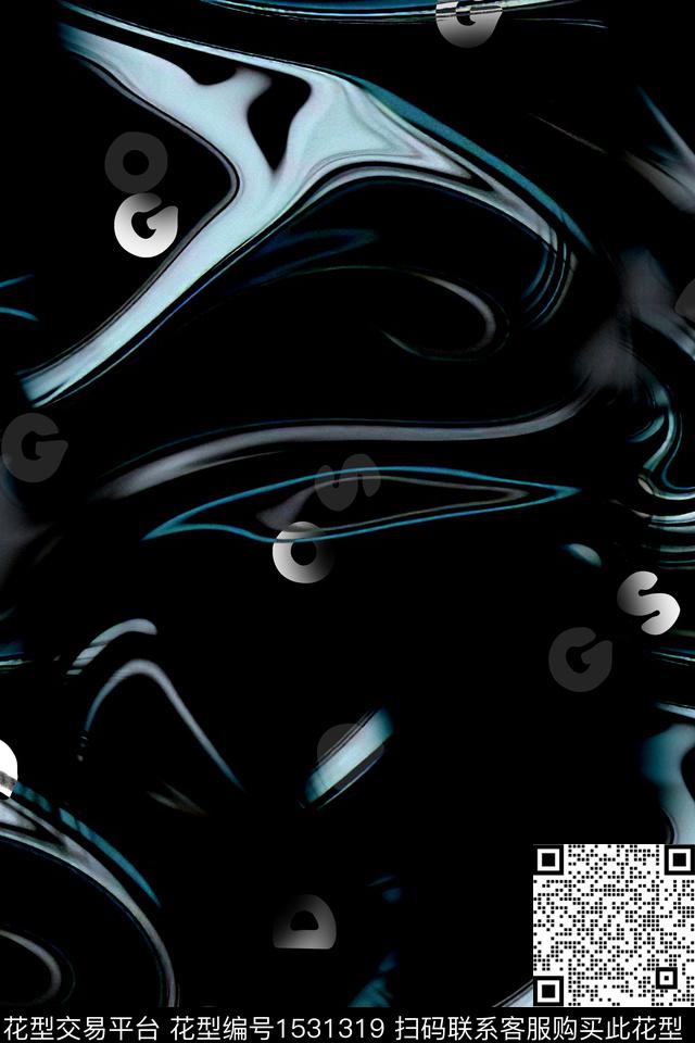 字母大牌男装抽象男装数码印花华亿平台下载（图片编号: 1531319） - 瓦栏（Walan）