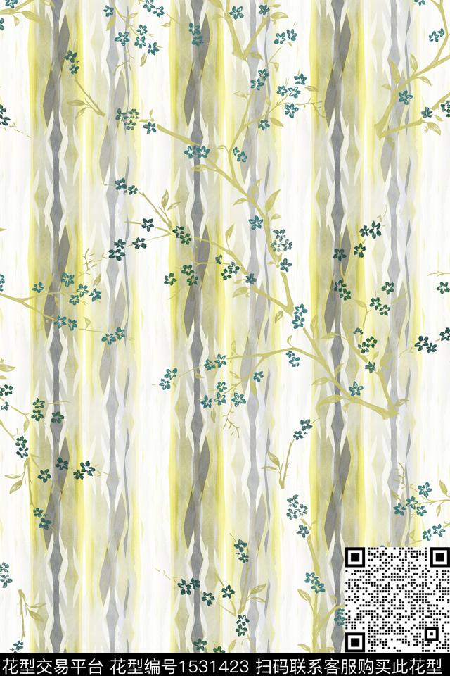 水彩女装春夏华亿平台数码印花华亿平台下载（图片编号: 1531423） - 瓦栏（Walan）