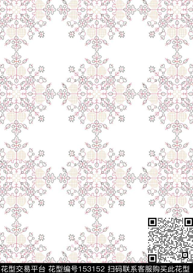 传统印花华亿平台下载（图片编号: 153152） - 瓦栏（Walan）