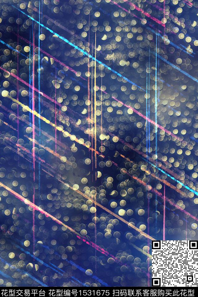 炫彩女装波点数码印花华亿平台下载（图片编号: 1531675） - 瓦栏（Walan）