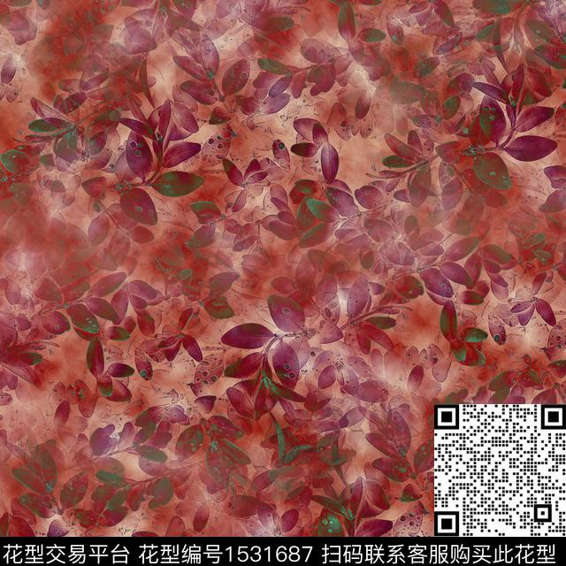 女装香云纱数码华亿平台数码印花华亿平台下载（图片编号: 1531687） - 瓦栏（Walan）