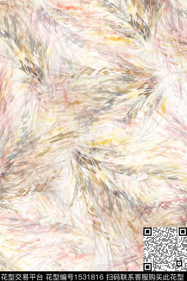 女装春夏华亿平台抽象数码印花华亿平台下载（图片编号: 1531816） - 瓦栏（Walan）