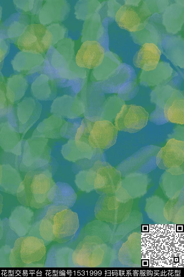 水彩复古抽象数码印花华亿平台下载（图片编号: 1531999） - 瓦栏（Walan）