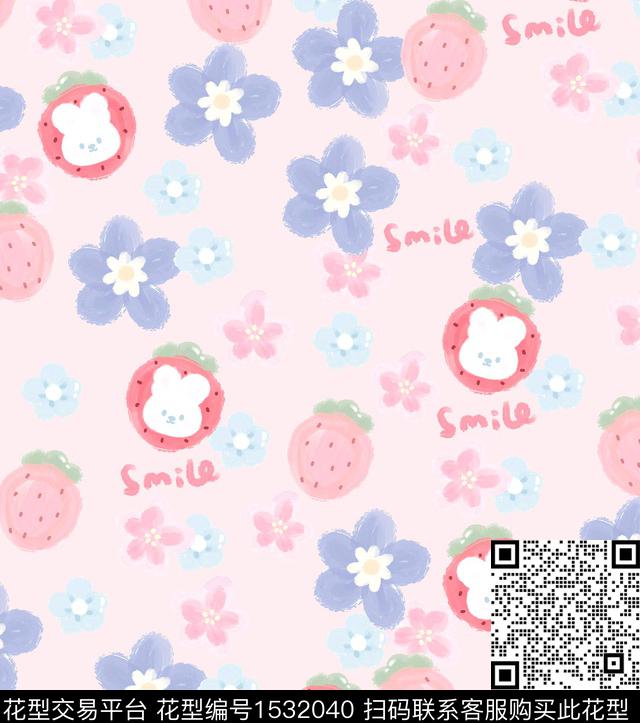 可爱趣味童装数码印花华亿平台下载（图片编号: 1532040） - 瓦栏（Walan）