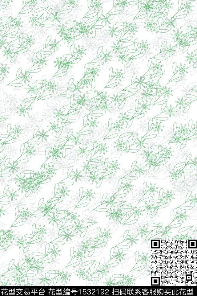 女装花卉小碎花数码印花华亿平台下载（图片编号: 1532192） - 瓦栏（Walan）