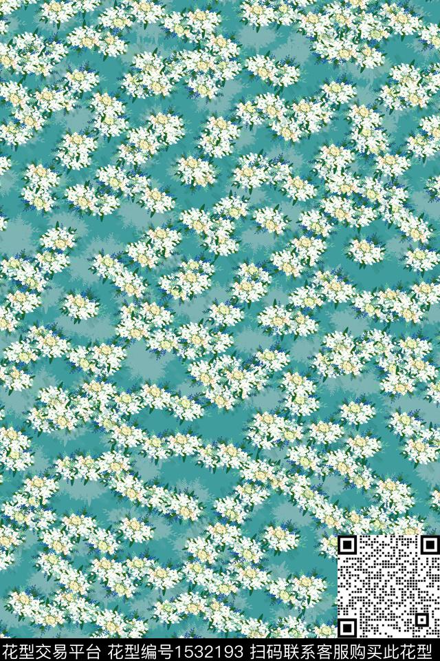 女装花卉小碎花数码印花华亿平台下载（图片编号: 1532193） - 瓦栏（Walan）