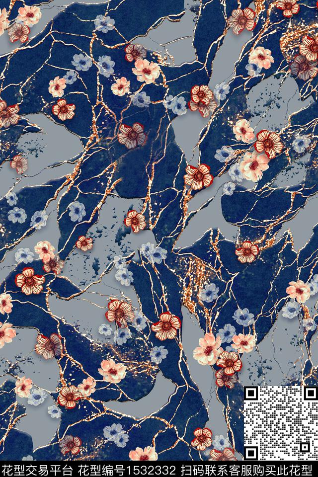 底纹小碎花几何数码印花华亿平台下载（图片编号: 1532332） - 瓦栏（Walan）