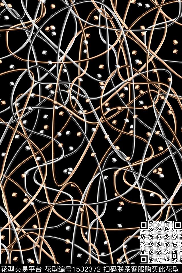 运动休闲抽象男装数码印花华亿平台下载（图片编号: 1532372） - 瓦栏（Walan）