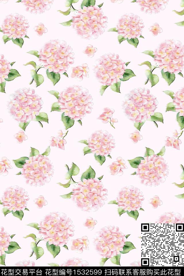 风化小碎花花卉数码印花华亿平台下载（图片编号: 1532599） - 瓦栏（Walan）