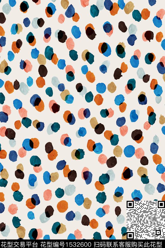 女装不规则几何数码印花华亿平台下载（图片编号: 1532600） - 瓦栏（Walan）
