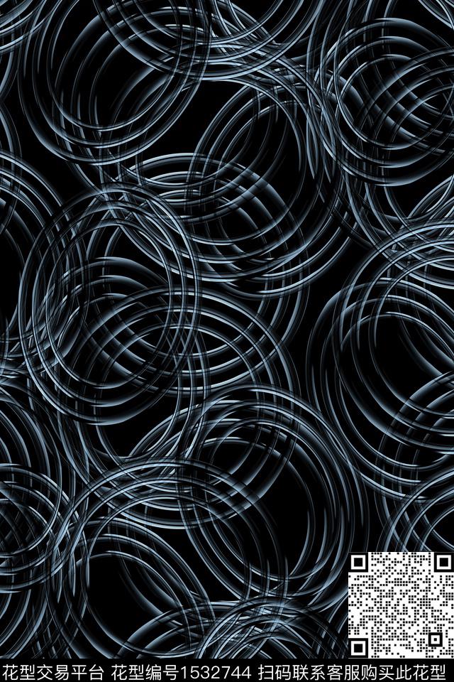 运动休闲抽象男装数码印花华亿平台下载（图片编号: 1532744） - 瓦栏（Walan）