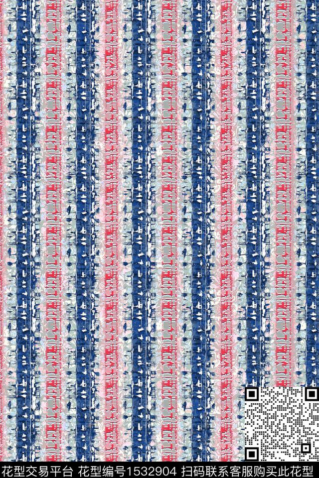 条纹数码印花华亿平台下载（图片编号: 1532904） - 瓦栏（Walan）