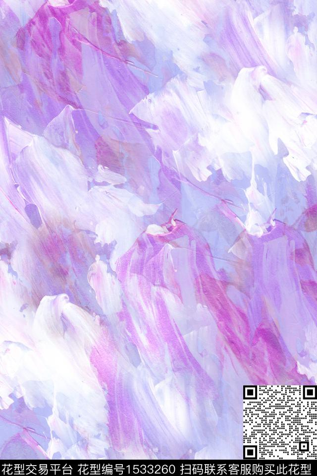 抽象肌理渐变数码印花华亿平台下载（图片编号: 1533260） - 瓦栏（Walan）