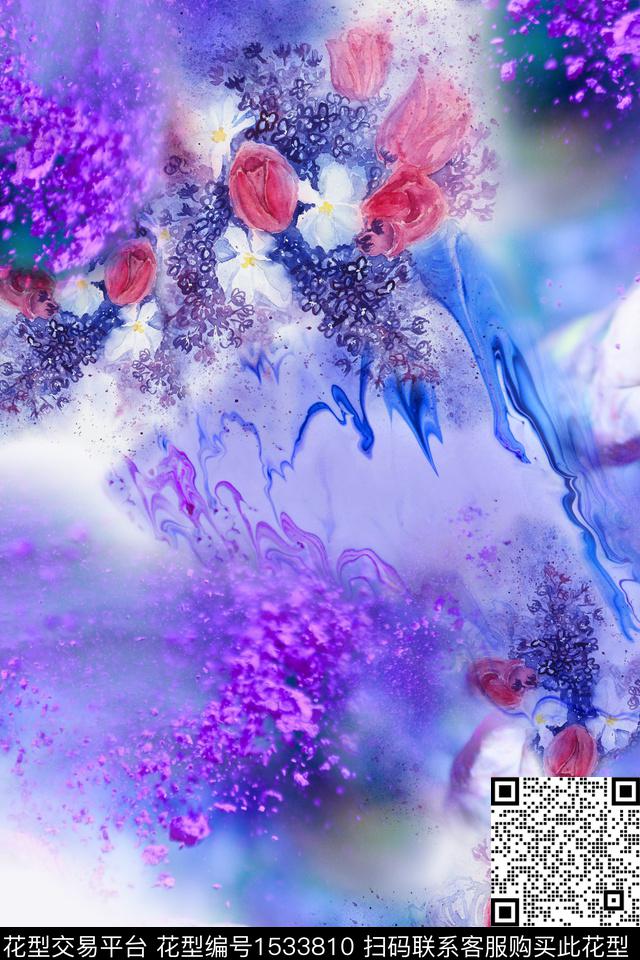 渐变女装数码华亿平台数码印花华亿平台下载（图片编号: 1533810） - 瓦栏（Walan）