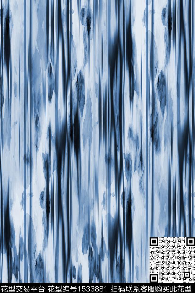 时尚抽象男装数码印花华亿平台下载（图片编号: 1533881） - 瓦栏（Walan）