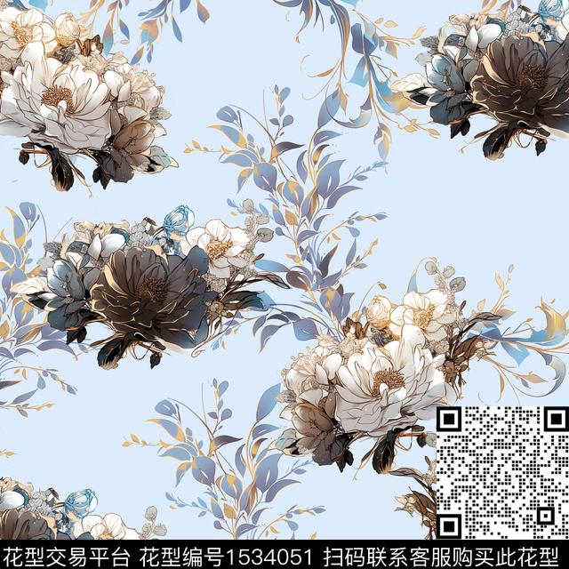 植物数码华亿平台花卉数码印花华亿平台下载（图片编号: 1534051） - 瓦栏（Walan）