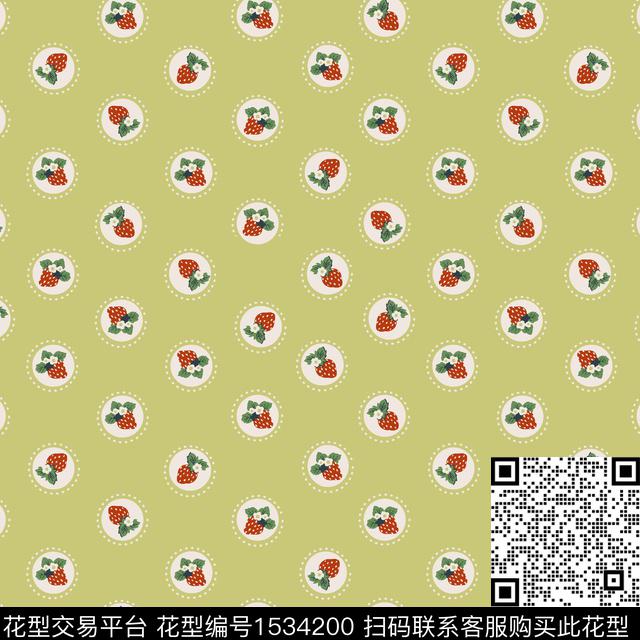 女装草莓趣味传统印花华亿平台下载（图片编号: 1534200） - 瓦栏（Walan）