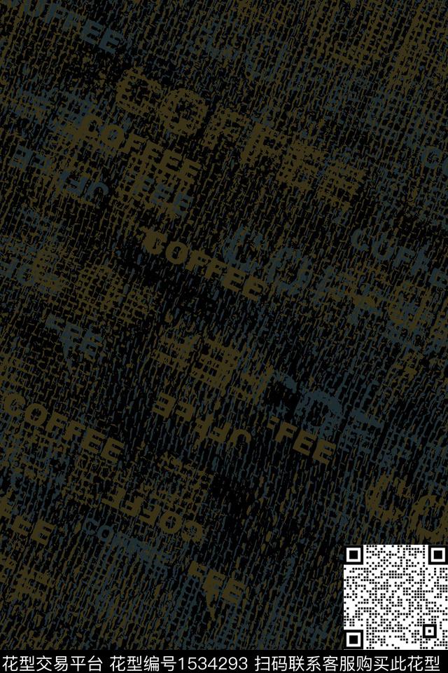 文字男装肌理传统印花华亿平台下载（图片编号: 1534293） - 瓦栏（Walan）