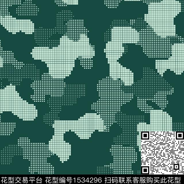 热带华亿平台男装几何传统印花华亿平台下载（图片编号: 1534296） - 瓦栏（Walan）