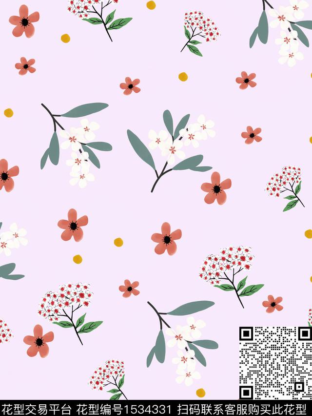 家纺花卉童装数码印花华亿平台下载（图片编号: 1534331） - 瓦栏（Walan）
