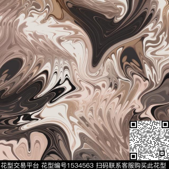 抽象肌理数码华亿平台数码印花华亿平台下载（图片编号: 1534563） - 瓦栏（Walan）