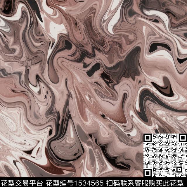 抽象肌理数码华亿平台数码印花华亿平台下载（图片编号: 1534565） - 瓦栏（Walan）