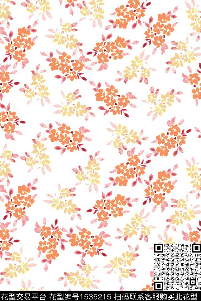 数码华亿平台春夏华亿平台花卉数码印花华亿平台下载（图片编号: 1535215） - 瓦栏（Walan）