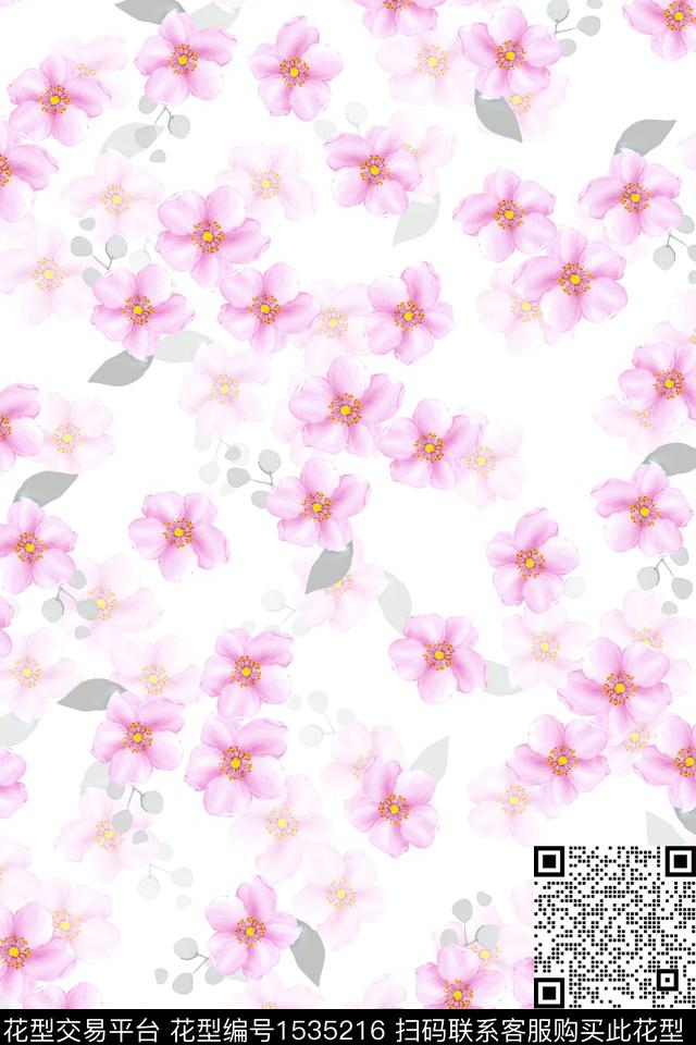 数码华亿平台春夏华亿平台花卉数码印花华亿平台下载（图片编号: 1535216） - 瓦栏（Walan）
