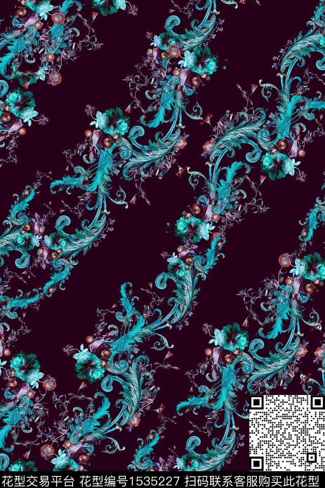 香云纱扎染华亿平台大牌风数码印花华亿平台下载（图片编号: 1535227） - 瓦栏（Walan）