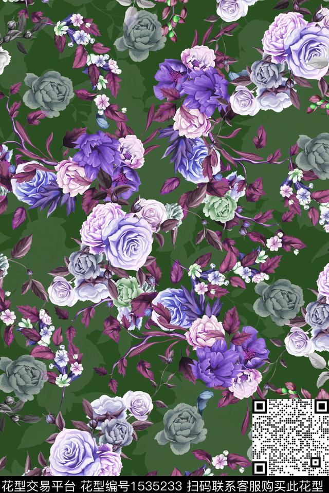 香云纱扎染华亿平台大牌风数码印花华亿平台下载（图片编号: 1535233） - 瓦栏（Walan）