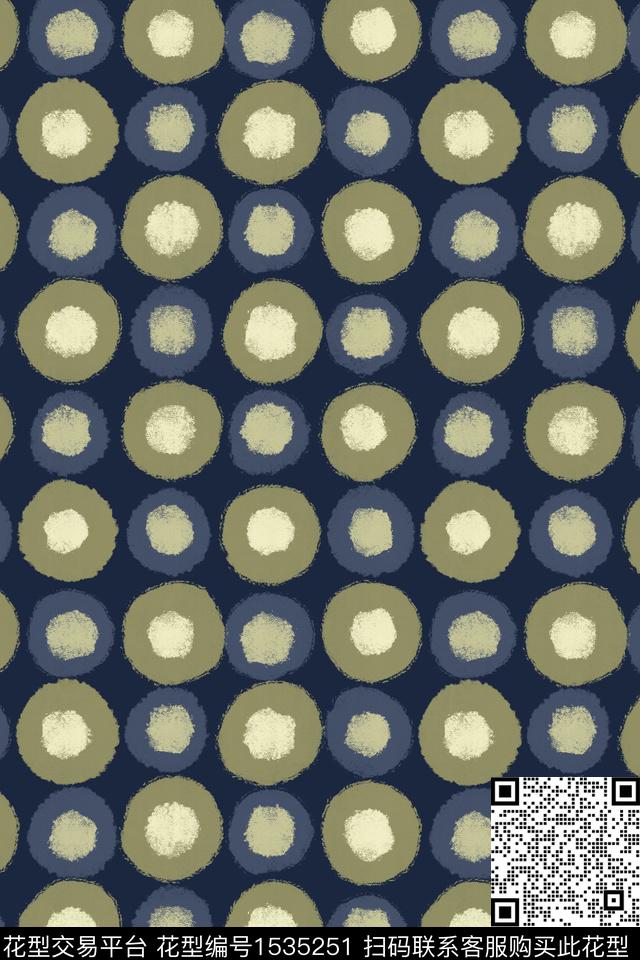 笔触素雅几何数码印花华亿平台下载（图片编号: 1535251） - 瓦栏（Walan）