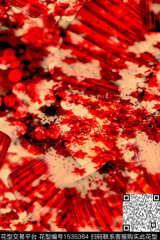 女装抽象数码华亿平台数码印花华亿平台下载（图片编号: 1535384） - 瓦栏（Walan）