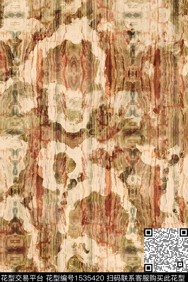 抽象肌理纹理数码印花华亿平台下载（图片编号: 1535420） - 瓦栏（Walan）