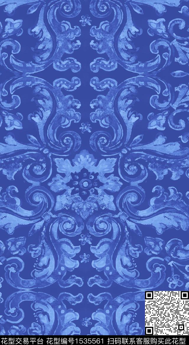 肌理名族风ornamental数码印花华亿平台下载（图片编号: 1535561） - 瓦栏（Walan）
