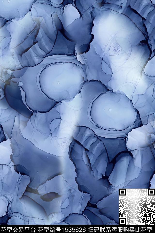 肌理抽象女装数码印花华亿平台下载（图片编号: 1535626） - 瓦栏（Walan）